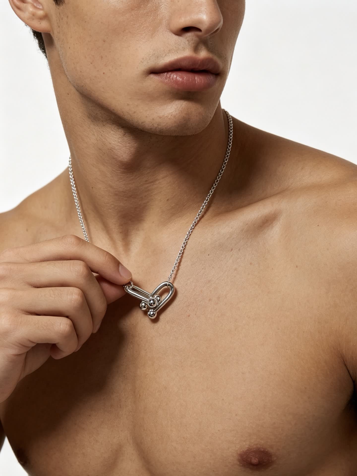 Tiffany & Co. Elsa Peretti® Silver Heart Tag Necklace